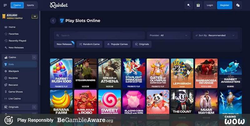 Recenzja Rainbet: Kasyno i system zakładów sportowych oparty na kryptowalutach Recenzja Rainbet: Kasyno i system zakładów sportowych oparty na kryptowalutach